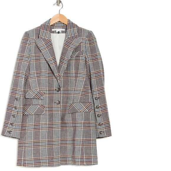 NWT Veronica Beard Reese Dickey Coat. Size 4,6. Plaid Print - Picture 5 of 13
